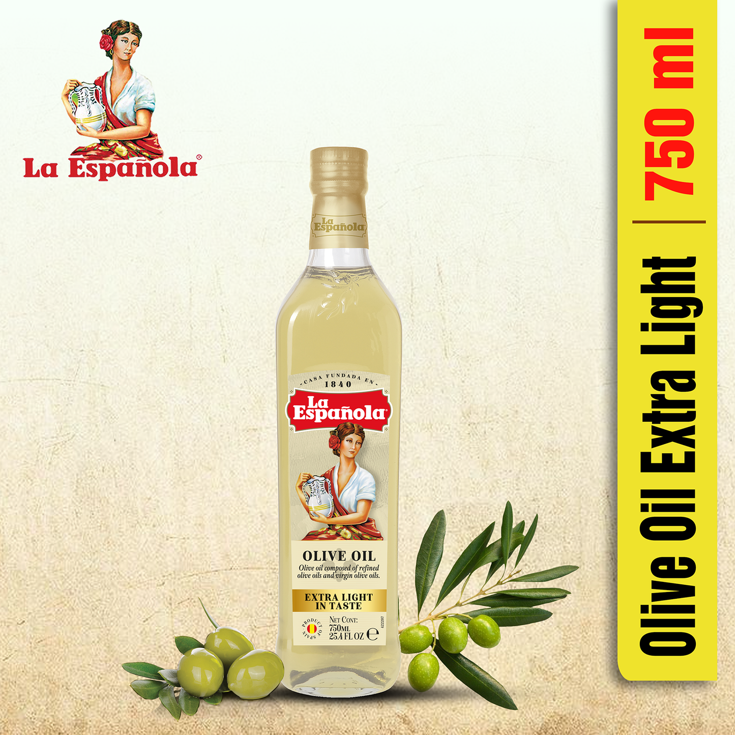 La Espanola Extra Light Olive Oil 750 ml