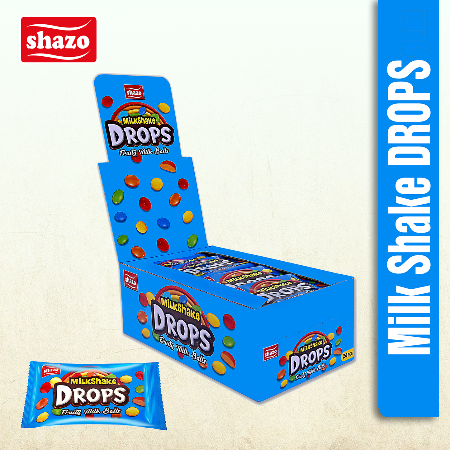 Shazo Milkshake Drops-Pack of 24