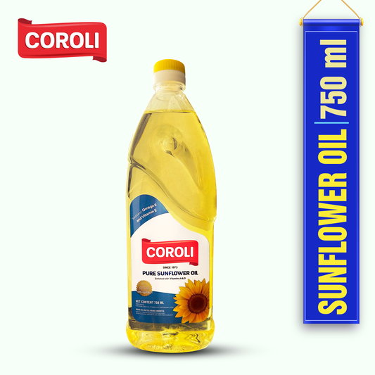 Coroli Sunflower Oil - 750 ml