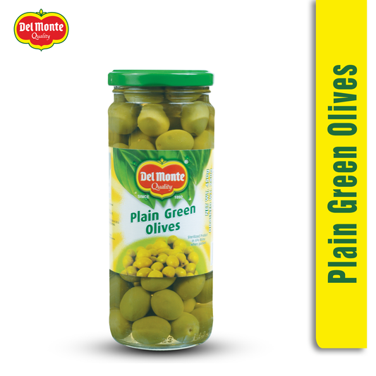 Delmonte Plain Green Olives, 450g