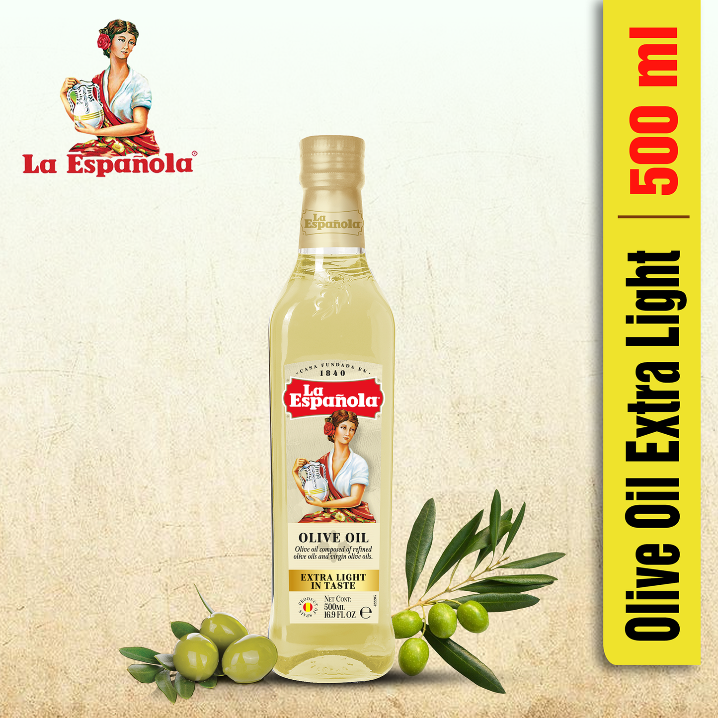 La Espanola Extra Light Olive Oil 500 ml