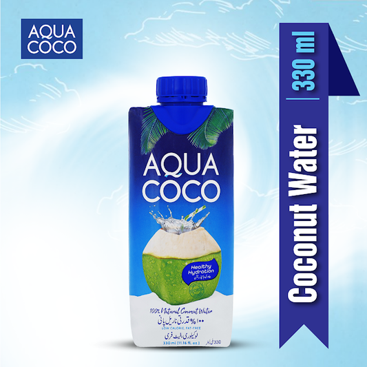 Aqua Coco 100% Natural Coconut Water - 1pc of 330ml